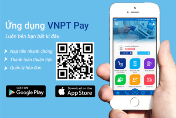 Thanh toán qua ví VNPT Pay: Hoàn tiền tới 20% hóa đơn điện, nước