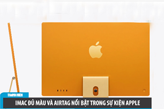 iMac đủ màu, iPhone tím và AirTag nổi bật trong sự kiện Apple