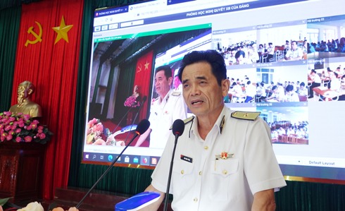 Học viện Hải quân tổ chức học tập, quán triệt, triển khai Nghị quyết Đại hội XIII của Đảng