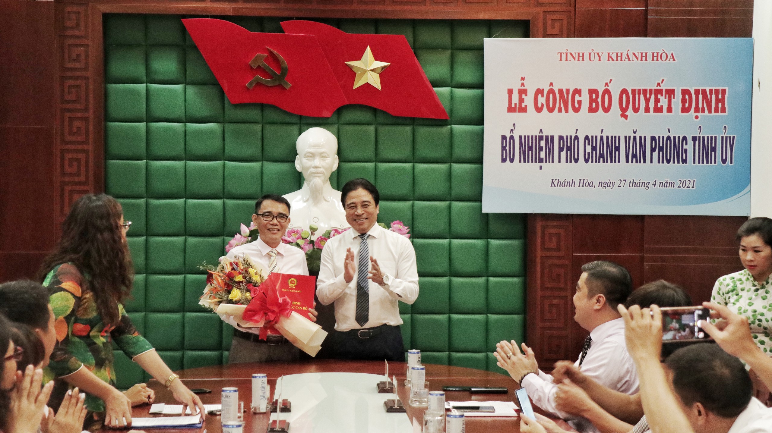 Ông Lê Quang Trinh giữ chức Phó Chánh văn phòng Tỉnh ủy Khánh Hòa