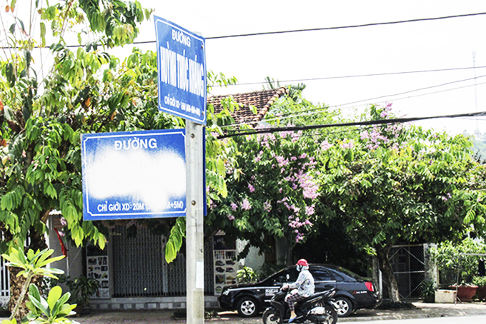 Biển báo bị xóa