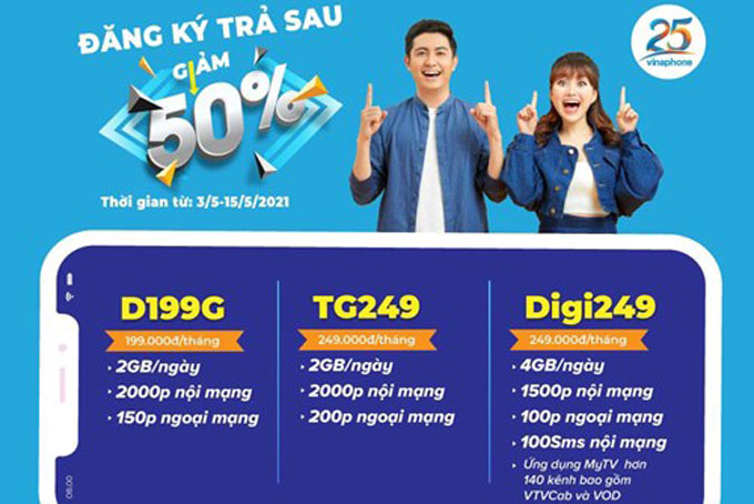 Triển khai chương trình khuyến mãi &quot;Đăng ký trả sau - Giảm 50%&quot;