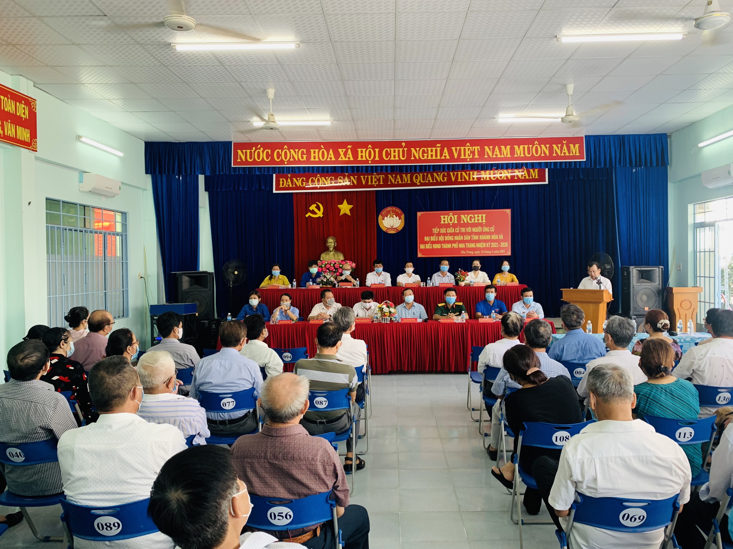 Ứng cử viên đại biểu HĐND tỉnh Khánh Hòa tiếp xúc cử tri khu vực phía Bắc TP. Nha Trang