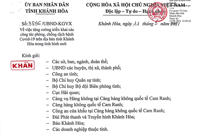 Từ 0 giờ ngày 12-5 tạm dừng tổ chức tiệc cưới, các hoạt động sự kiện tập trung đông người không cần thiết