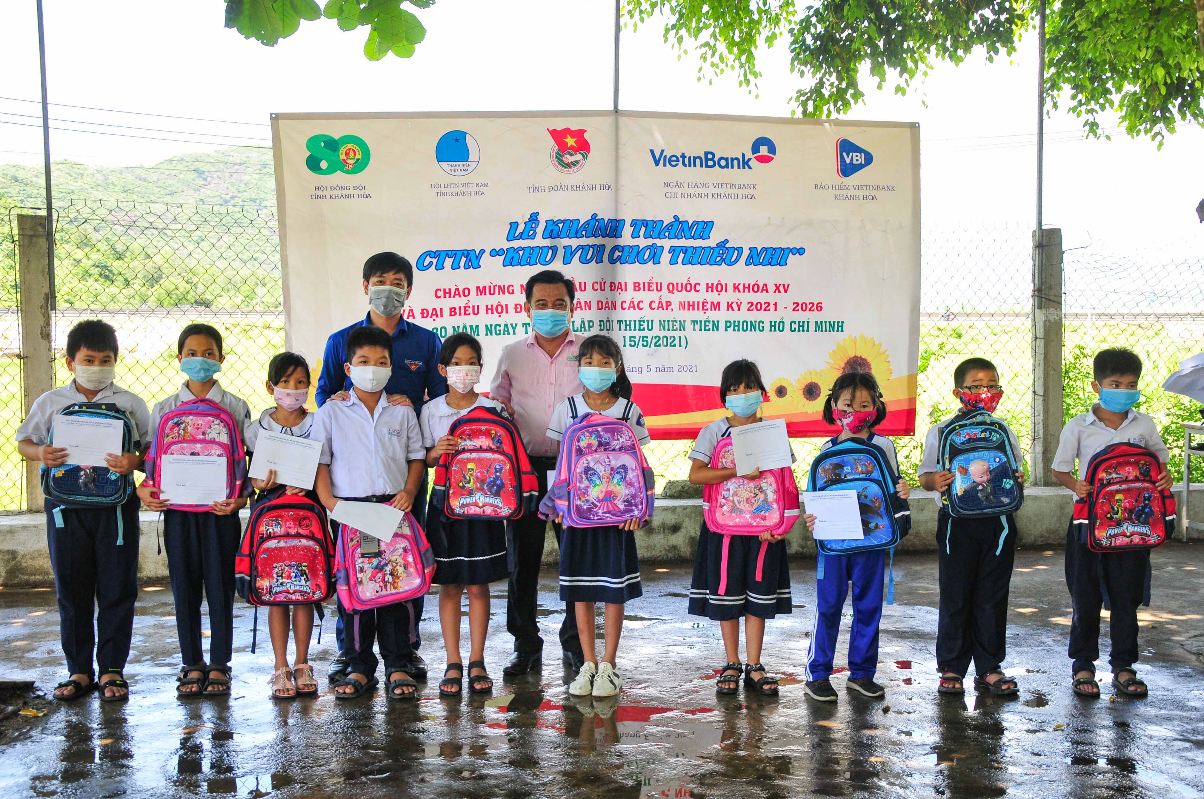 Khánh thành khu vui chơi cho thiếu nhi tại xã Vĩnh Phương