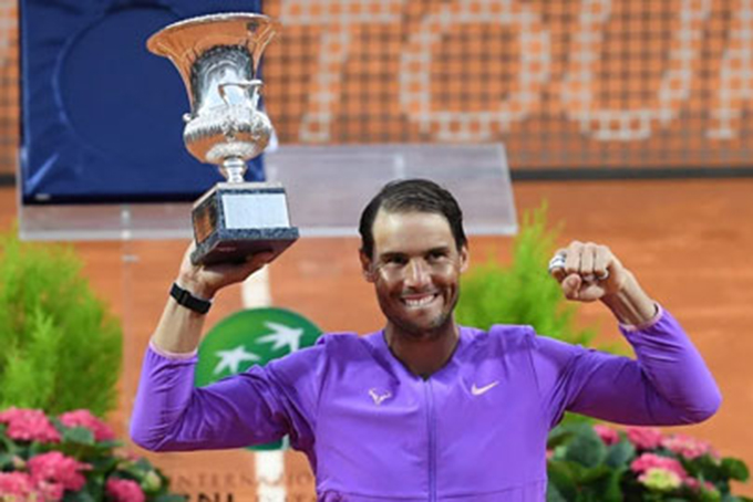 Rafael Nadal vô địch Rome Master 2021