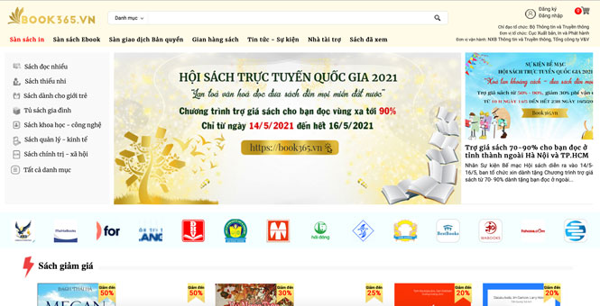 Hội sách trực tuyến quốc gia 2021 đã đưa 40.000 cuốn sách tới bạn đọc