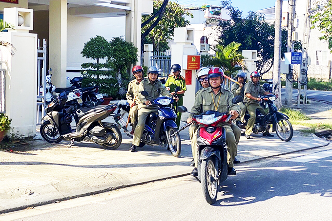 Phó ban Bảo vệ dân phố nhiệt huyết