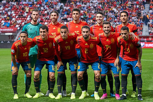 Đội tuyển Tây Ban Nha.