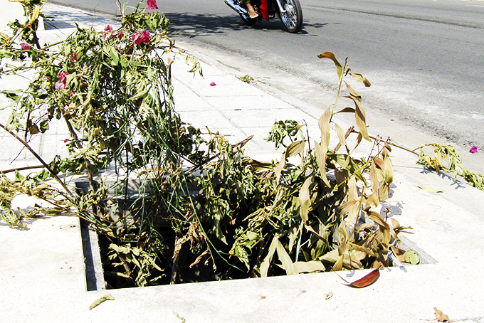 Hố ga bị mất nắp đậy