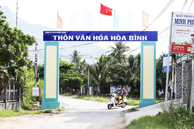 Thôn Hòa Bình - nơi có 90% là người gốc tỉnh Quảng Bình.