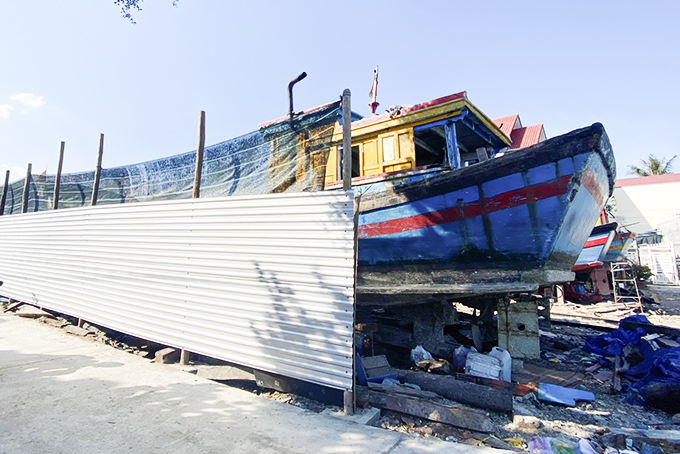 Cơ sở đóng tàu Hồng Phát (TP. Cam Ranh): Đã khắc phục ô nhiễm môi trường