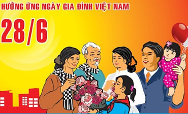 Focusing on visual propagation about Vietnamese Family Day