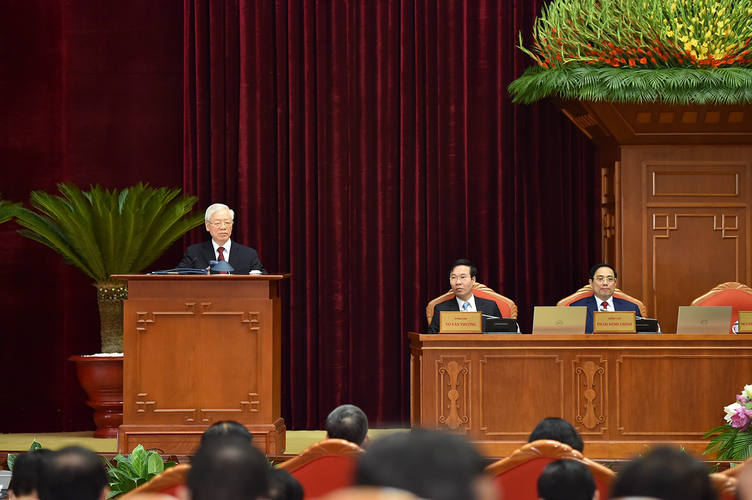 Tổng Bí thư Nguyễn Phú Trọng phát biểu tại Hội nghị - Ảnh: VGP/Nhật Bắc