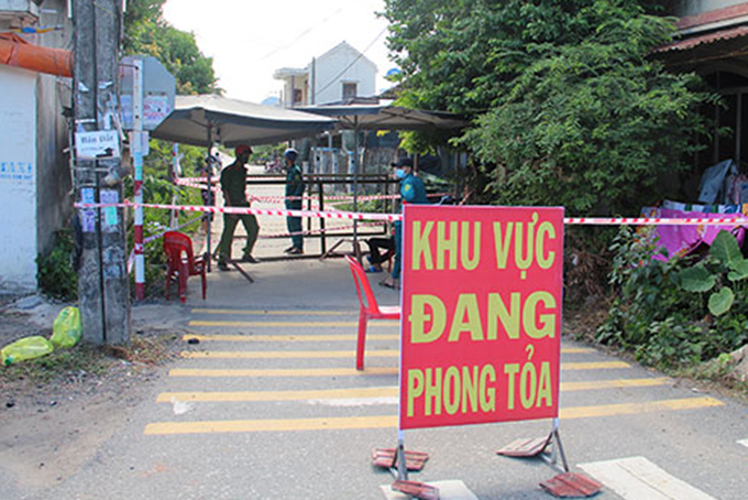 Khu vực xóm Đồng (thôn Khánh Thành Bắc, xã Suối Cát) đã phong tỏa tạm thời