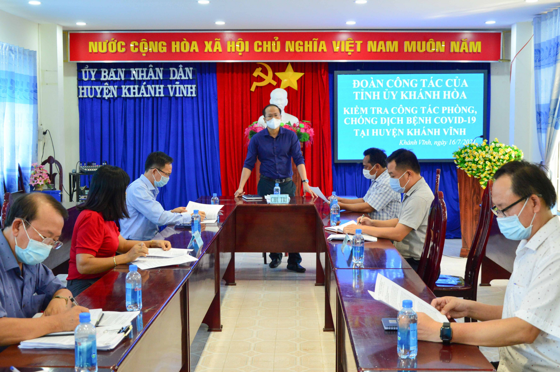 Đồng chí Nguyễn Khắc Hà kết luận tại buổi làm việc
