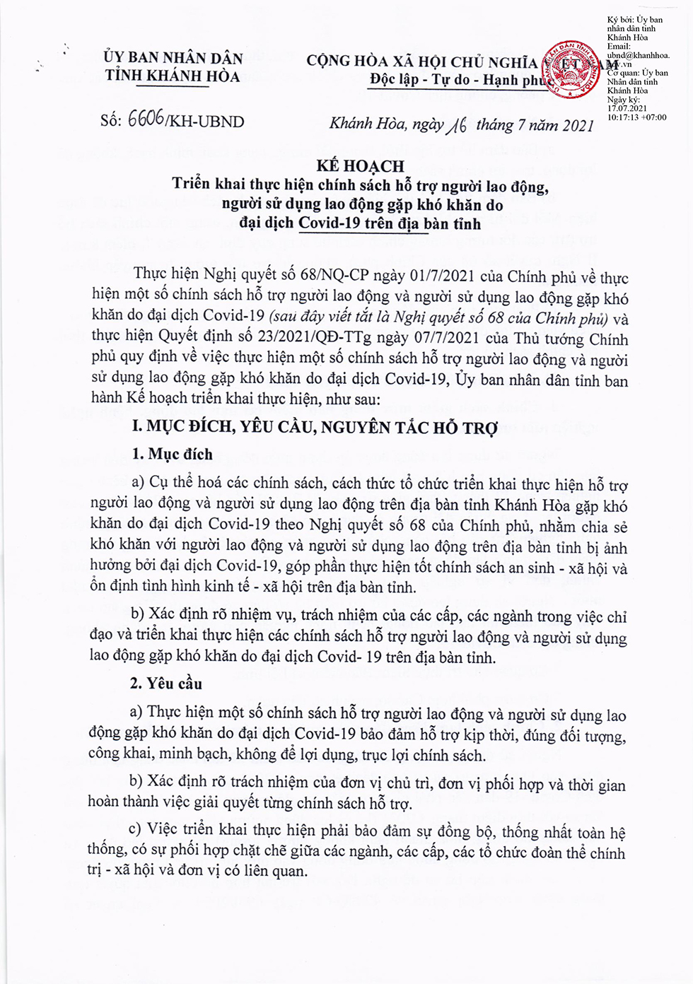 Triển khai chính sách hỗ trợ người lao động và người sử dụng lao động gặp khó khăn do đại dịch Covid-19