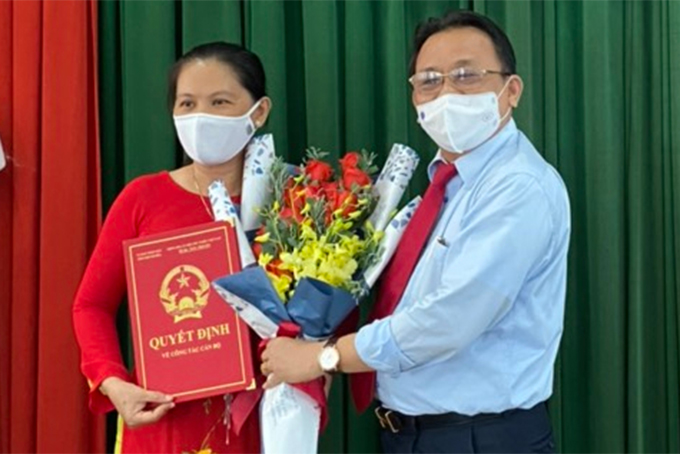 Bà Lê Vinh Liên Trang giữ chức vụ Giám đốc Sở Khoa học và Công nghệ