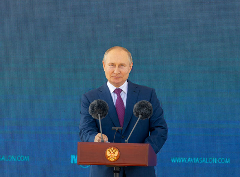  Tổng thống Nga V. Putin phát biểu khai mạc MAKS-2021.
