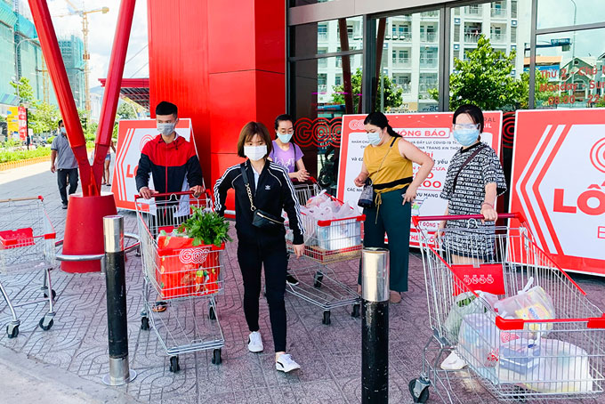 Shopping coupons to be distributed for going to supermarkets every 4 days