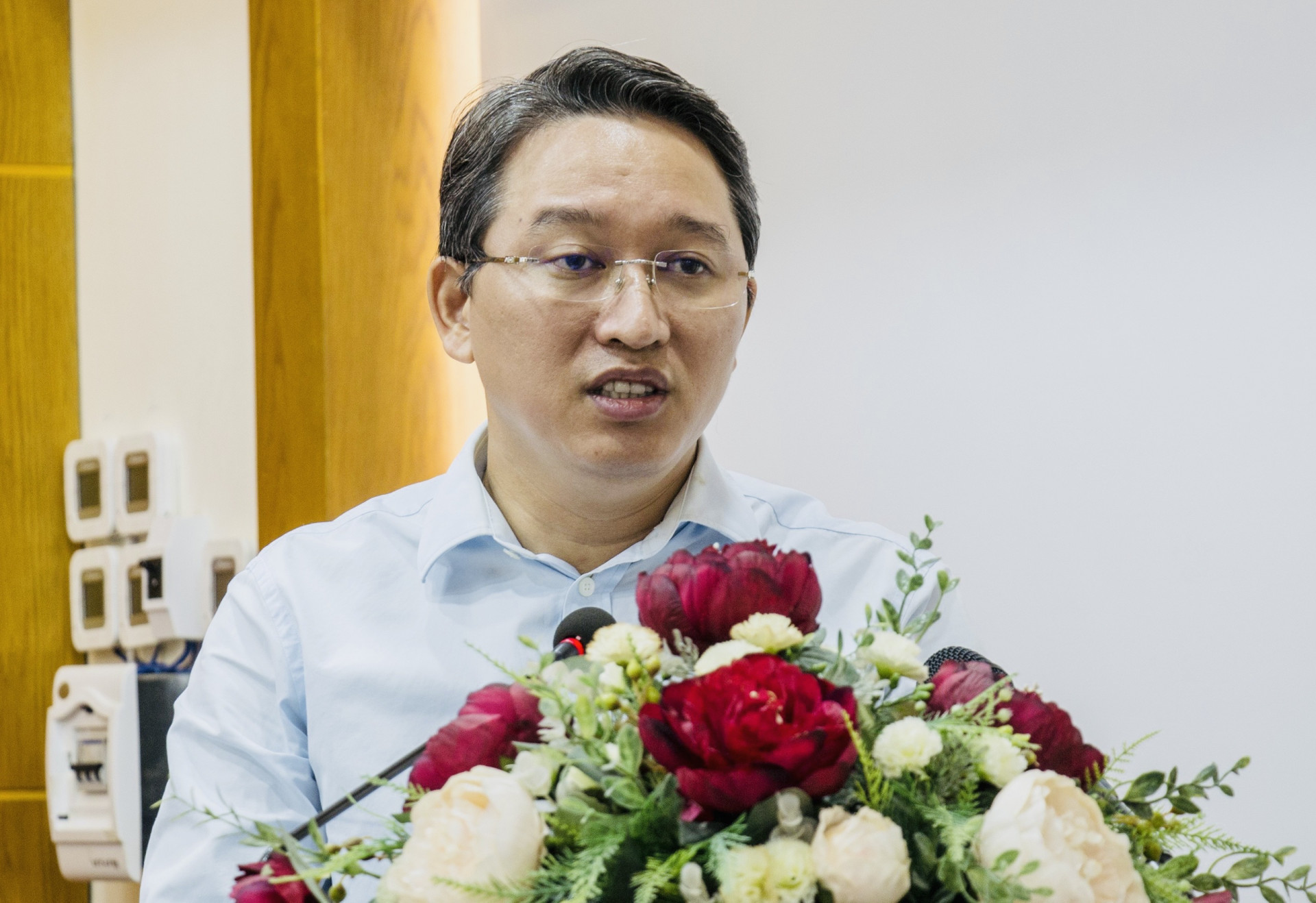 Bí thư Tỉnh ủy Nguyễn Hải Ninh phát biểu kết luận buổi làm việc với thành phố Nha Trang về công tác phòng, chống dịch Covid-19