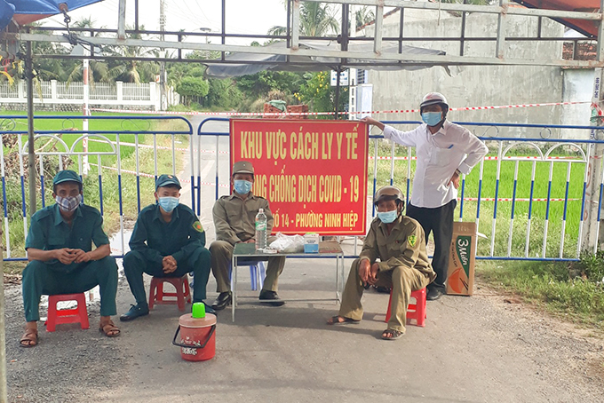 Không để lây nhiễm trong khu phong tỏa