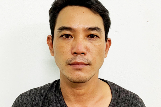 Nguyễn Thái Sanh tại cơ quan điều tra 