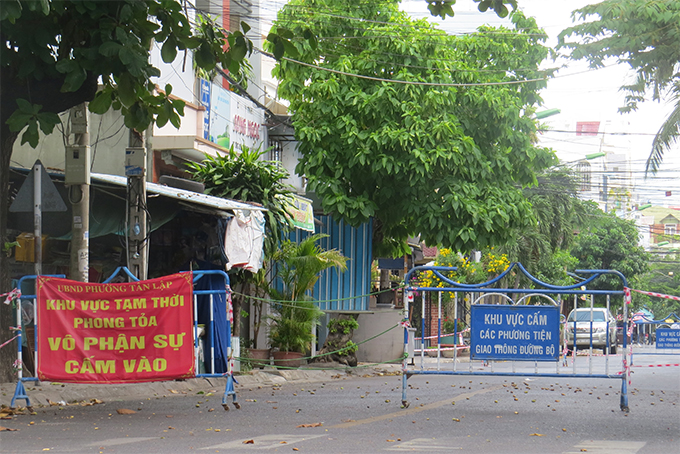 Khu vực phong toả tại TP. Nha Trang