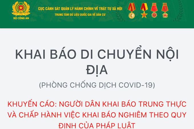 Triển khai phần mềm quản lý di biến động người dân ra, vào vùng dịch