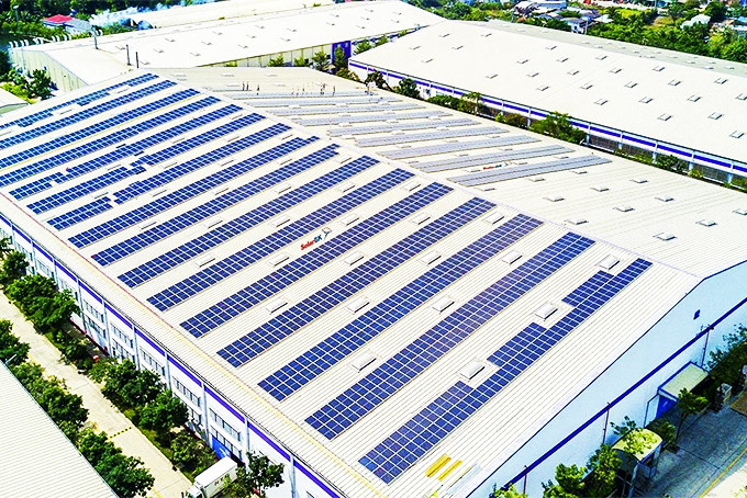 Công trình điện mặt trời tại tỉnh Long An do SolarBK lắp đặt  với công suất 1.139kWp