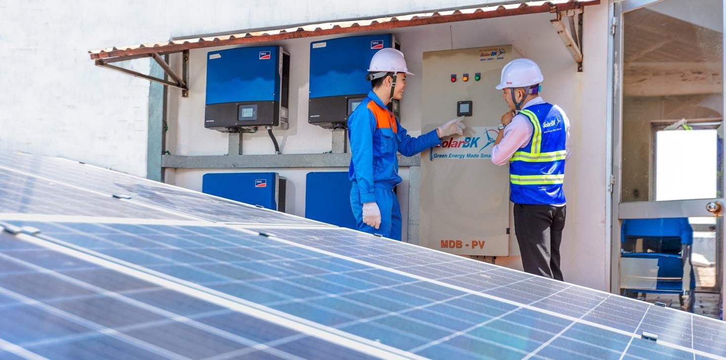 SolarBK là đơn vị thi công điện mặt trời cho Tập đoàn Điện lực Việt Nam (EVN)