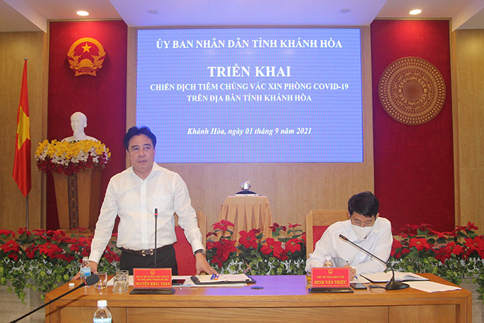 Ông Nguyễn Khắc Toàn kết luận tại cuộc họp