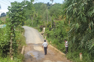 Các cầu trên tuyến Tô Hạp - Sơn Bình xuống cấp, chưa đồng bộ với mặt đường