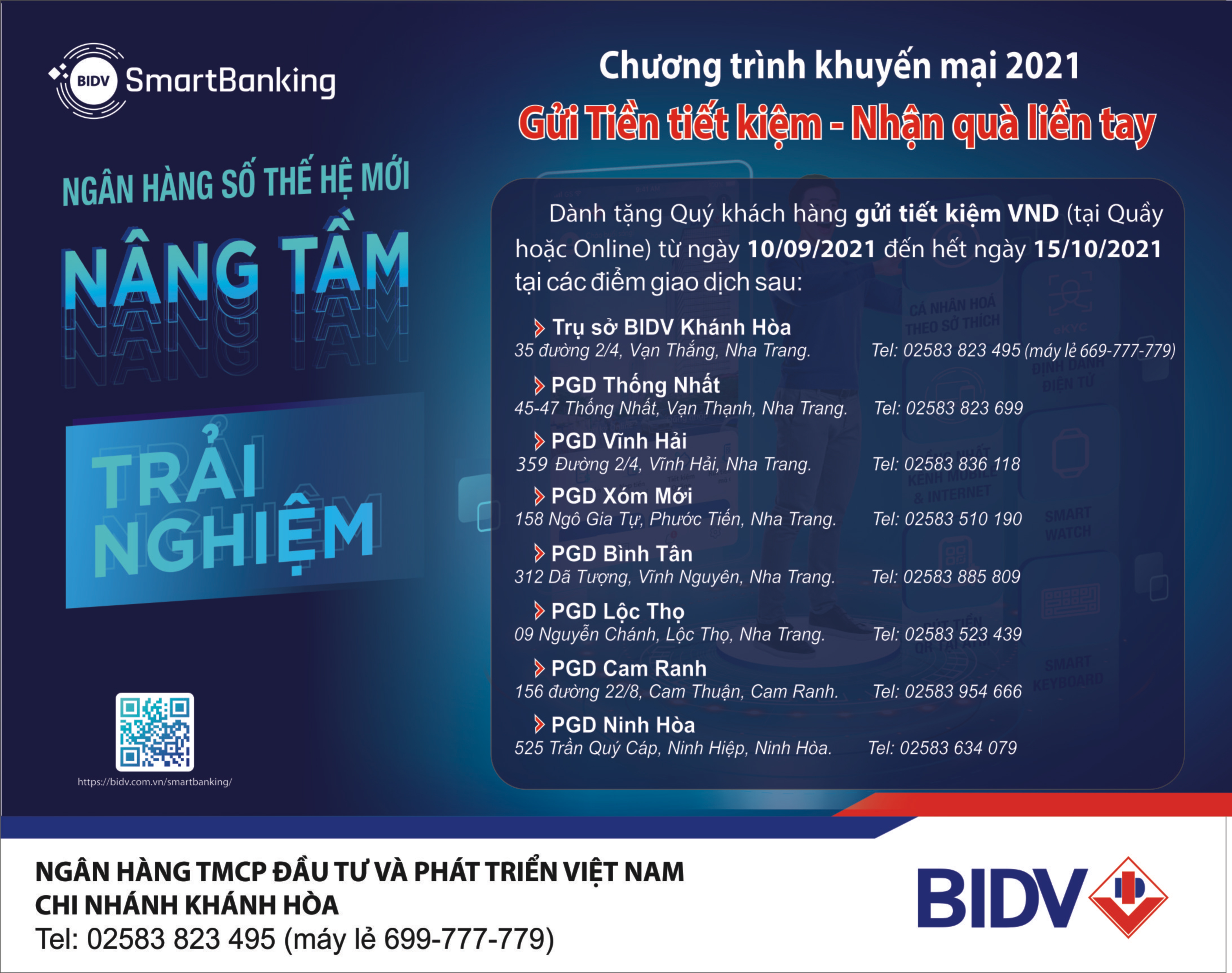 Chương trình khuyến mãi 2021 "Gửi tiền tiết kiệm - Nhận quà liền tay"