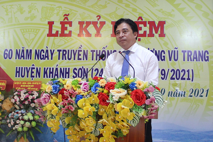 Ông Nguyễn Khắc Toàn phát biểu tại buổi lễ