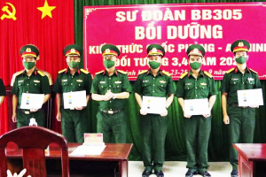 Sư đoàn Bộ binh 305: Bồi dưỡng kiến thức quốc phòng - an ninh cho 36 học viên