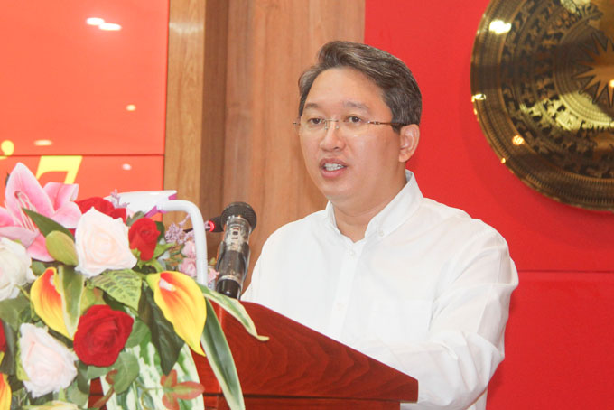 Ông Nguyễn Hải Ninh - Ủy viên Ban Chấp hành Trung ương Đảng, Bí thư Tỉnh ủy Khánh Hòa 