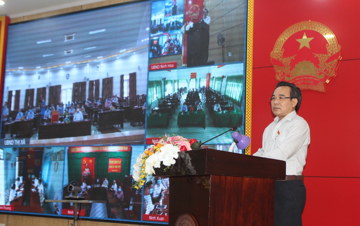 Đại biểu Quốc hội tỉnh Khánh Hòa tiếp xúc cử trị thị xã Ninh Hòa