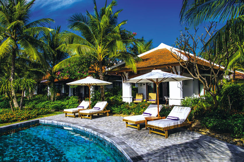 Khu nghỉ dưỡng The Anam luôn được du khách đánh giá cao bởi thiết kế tinh tế và hài hòa với cảnh quan thiên nhiên