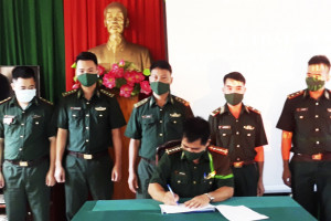 Các đơn vị Bộ đội Biên phòng tỉnh Khánh Hòa phát động đợt thi đua cao điểm kỷ niệm 75 năm Ngày toàn quốc kháng chiến