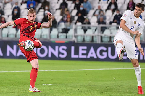 Đội tuyển Pháp đã lội ngược dòng 3-2 trước đội tuyển Bỉ tại bán kết UEFA Nations League 2021.