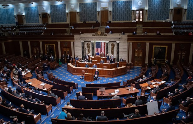 Toàn cảnh một phiên họp Hạ viện Mỹ tại Washington, D.C. Ảnh: AFP/TTXVN
