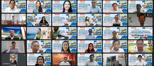 Khánh Hòa tham gia tọa đàm &quot;Phục hồi và phát triển du lịch trong điều kiện bình thường mới&quot;