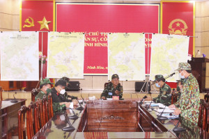 Diễn tập khu vực phòng thủ thị xã Ninh Hòa năm 2021