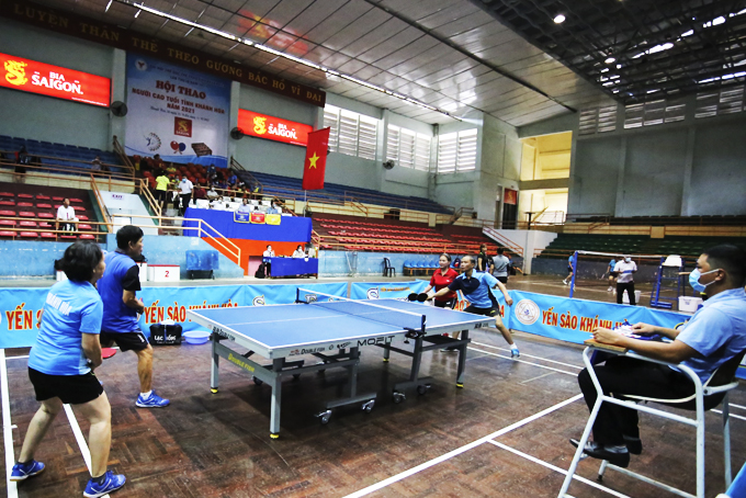 70 vận động viên tham dự hội thao người cao tuổi tỉnh