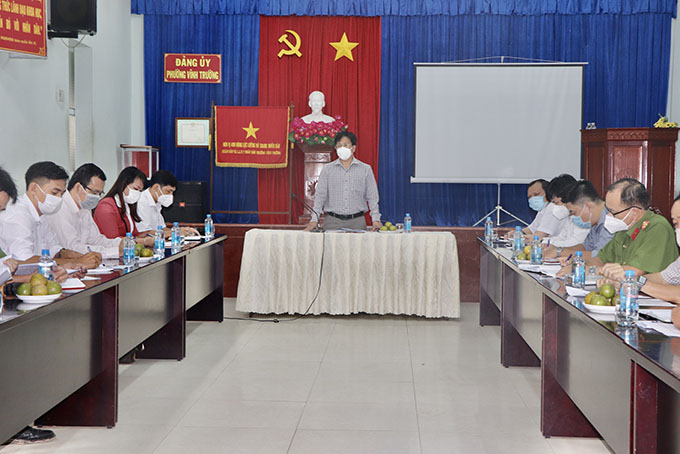 Phường Vĩnh Trường cần ưu tiên công tác phòng, chống dịch