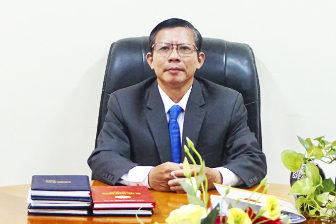 Ông Trần Ngọc Thanh - Chủ tịch UBMTTQ Việt Nam tỉnh, Trưởng ban Dân vận Tỉnh ủy Khánh Hòa