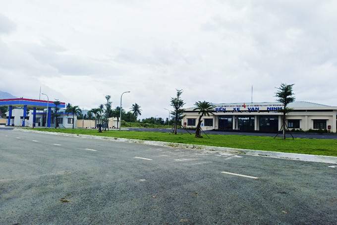 Bến xe khách Vạn Ninh đã được đưa vào khai thác.