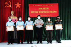 Cam Ranh: Tổng kết công tác diễn tập chiến đấu phòng thủ xã, phường