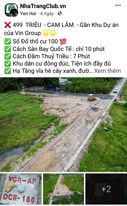 Cam Lâm tăng cường quản lý về đất đai, xây dựng